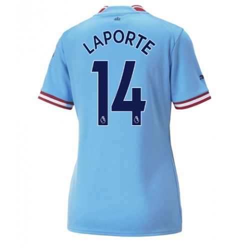 Manchester City Aymeric Laporte #14 Hjemmedrakt Kvinner 2022-23 Kortermet Manchester City Aymeric Laporte #14 Hjemmedrakt Kvinner 2022-23 Kortermet